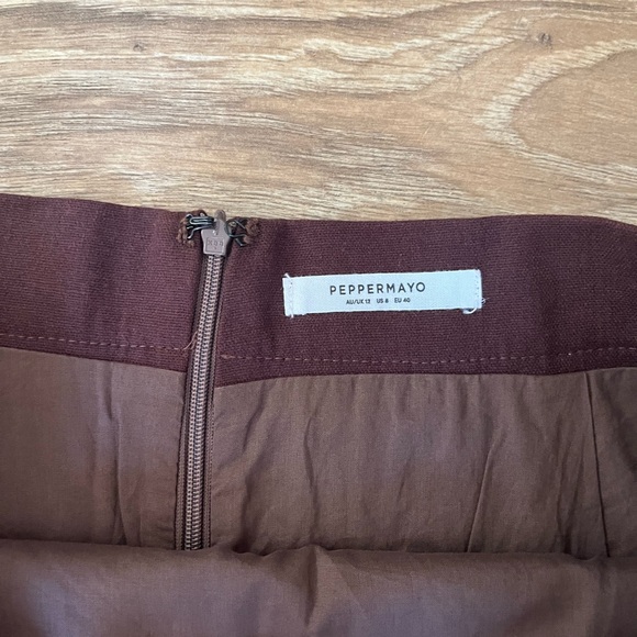 EUC Linen Skirt Sz 8 - Picture 4 of 4